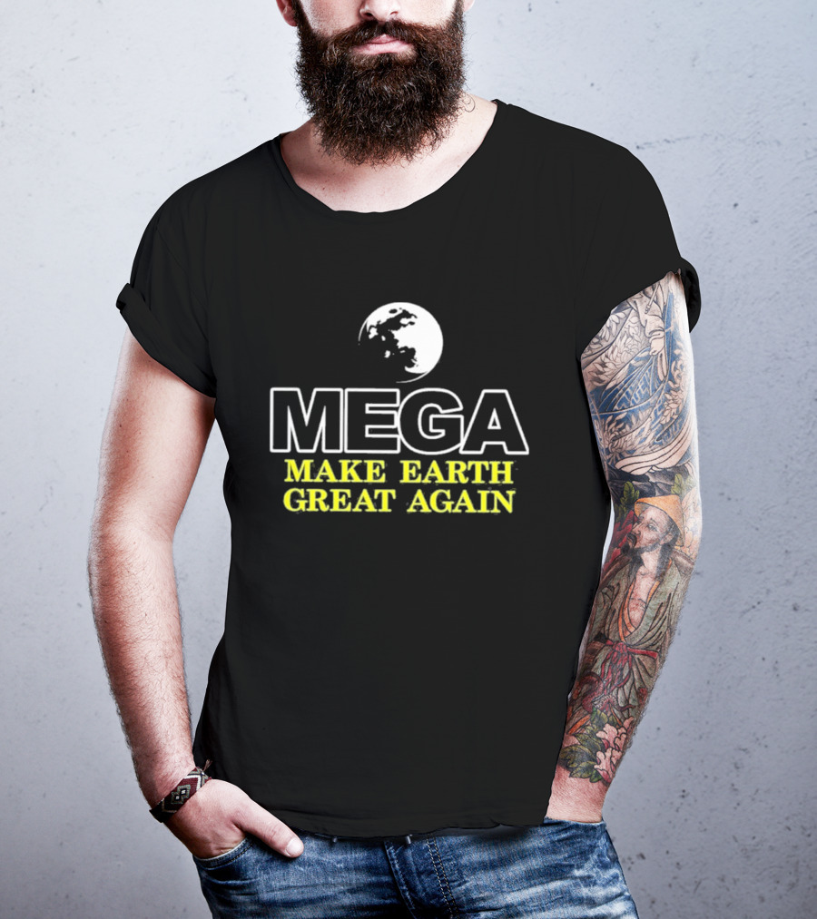 Count Binface MEGA Make Earth Great Again Planet T-Shirt