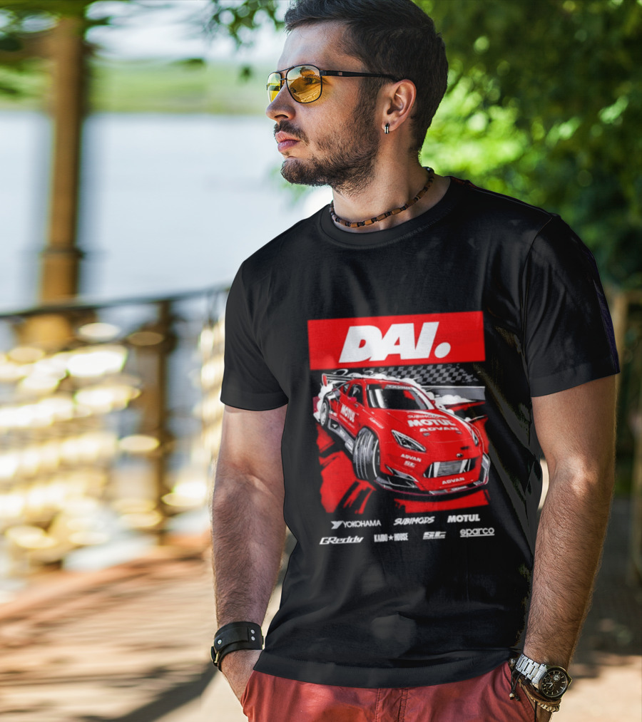 Dai Yoshihara Motul Advan Subimods Greddy Kaido House Sparco Yokohama Racing Car T-Shirt