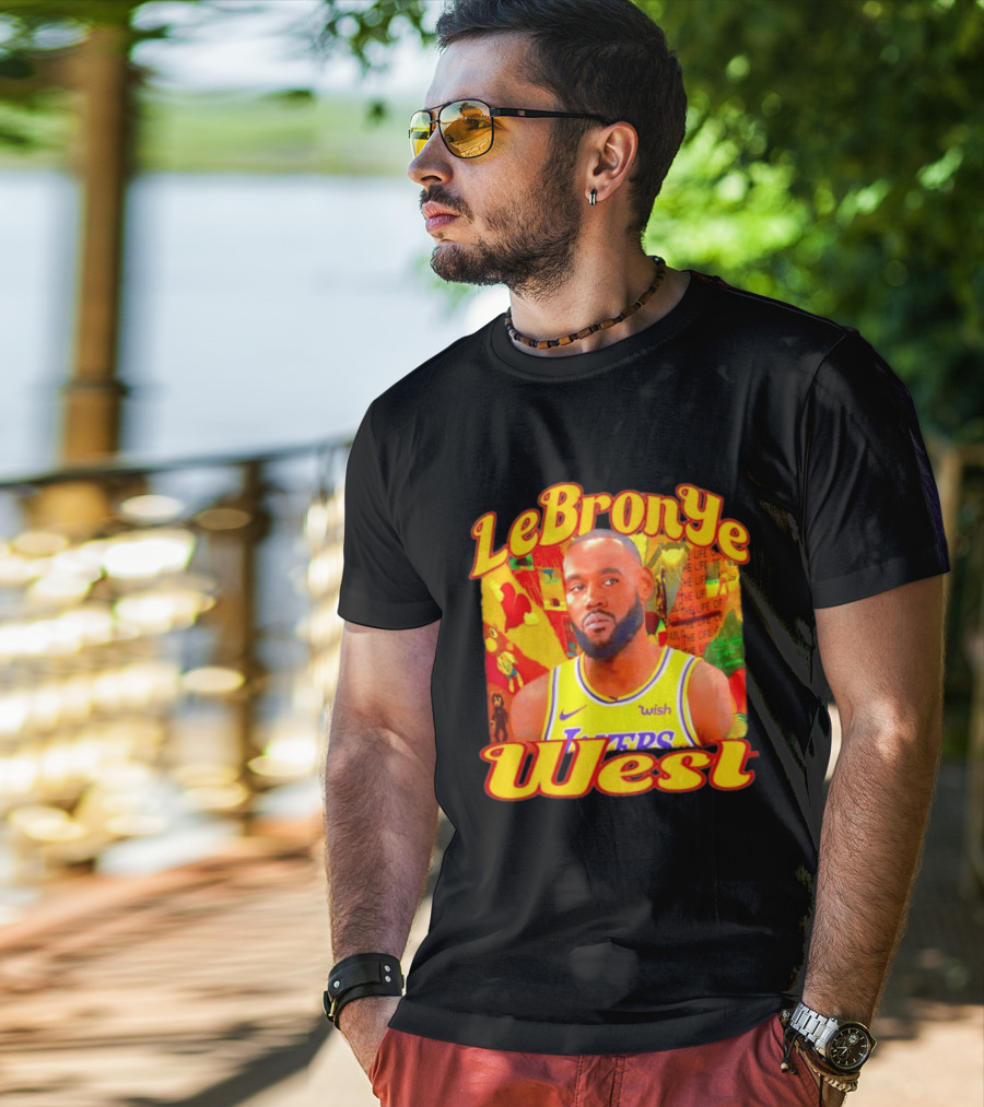 LeBronYe West Los Angeles Lakers Basketball T-Shirt