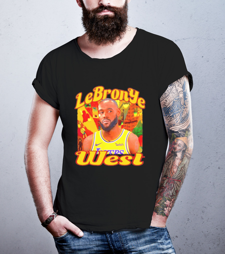 LeBronYe West Los Angeles Lakers Basketball T-Shirt