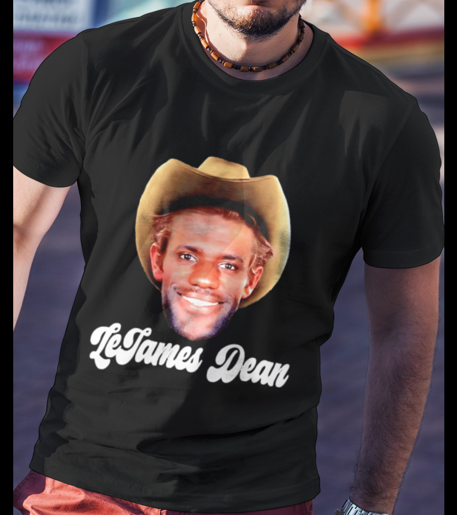 LeBron James LeJames Dean Cowboy Hat T-Shirt