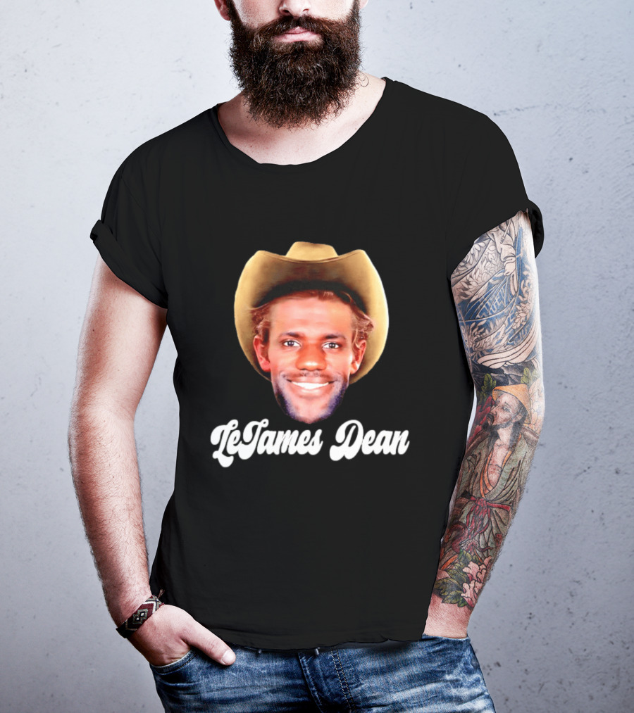 LeBron James LeJames Dean Cowboy Hat T-Shirt