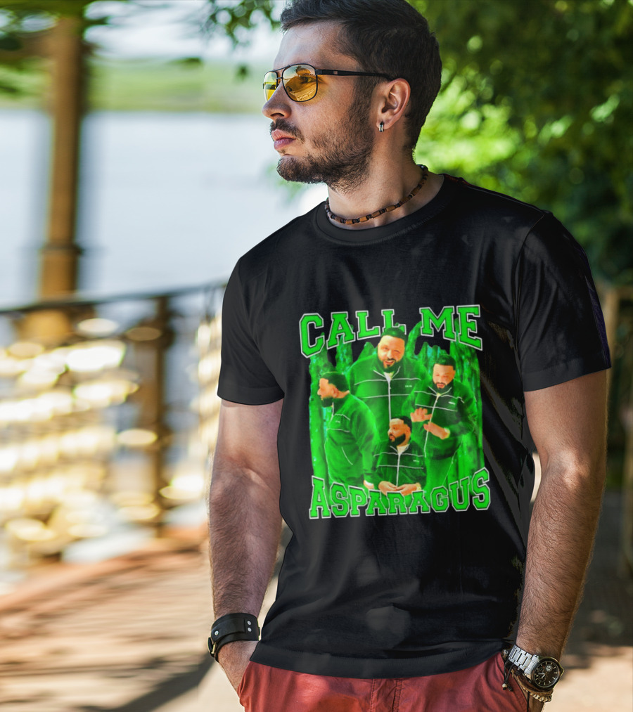 DJ Khaled Call Me Asparagus Music Producer Green Tracksuit T-Shirt