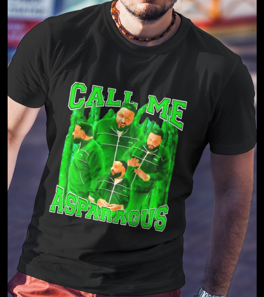 DJ Khaled Call Me Asparagus Music Producer Green Tracksuit T-Shirt