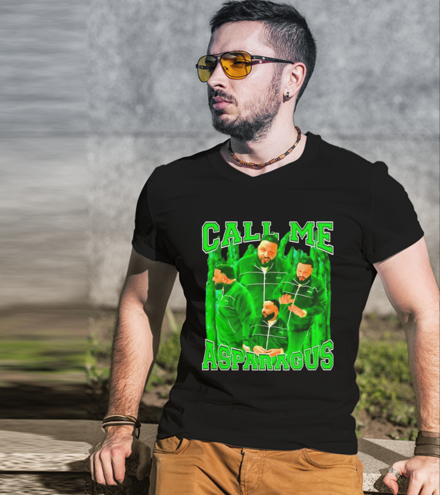 DJ Khaled Call Me Asparagus Music Producer Green Tracksuit T-Shirt