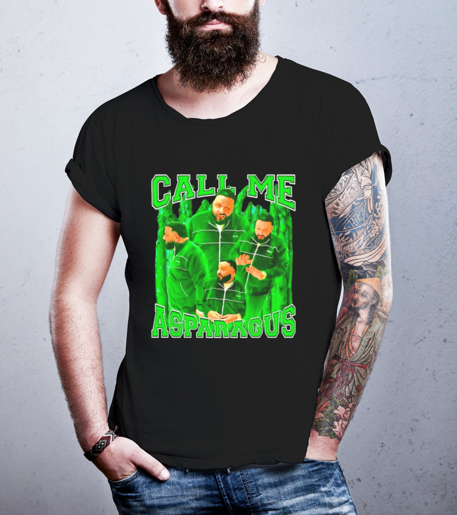 DJ Khaled Call Me Asparagus Music Producer Green Tracksuit T-Shirt