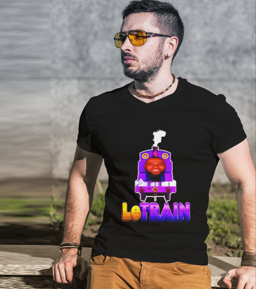 LeBron James LeTrain Meme With Philadelphia 76ers Concept T-Shirt