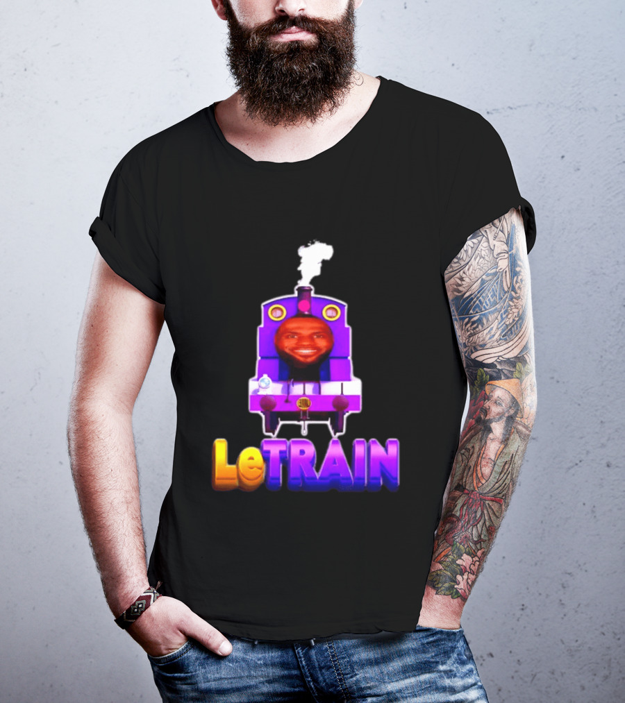 LeBron James LeTrain Meme With Philadelphia 76ers Concept T-Shirt
