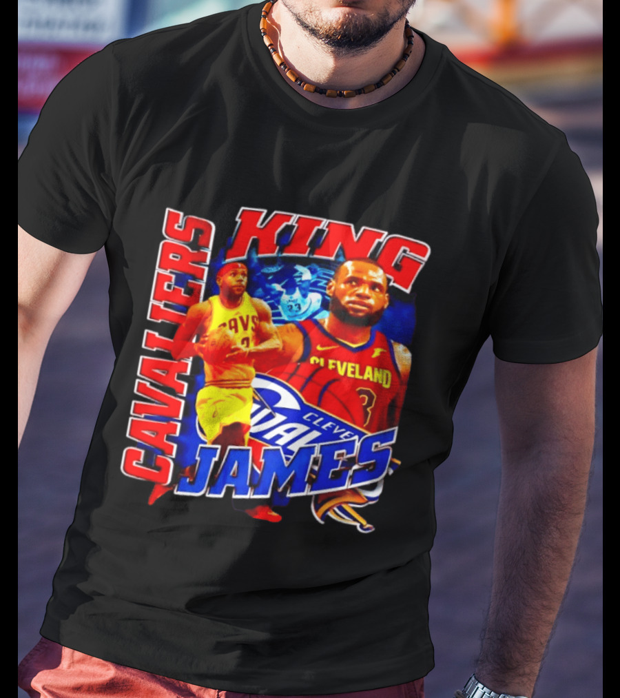 Cleveland Cavaliers King James LeBron Nike NBA Basketball Star T-Shirt