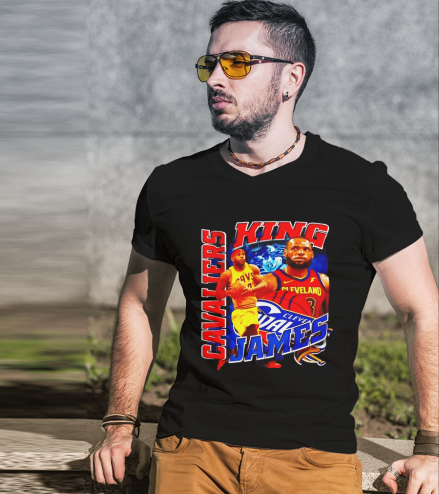 Cleveland Cavaliers King James LeBron Nike NBA Basketball Star T-Shirt