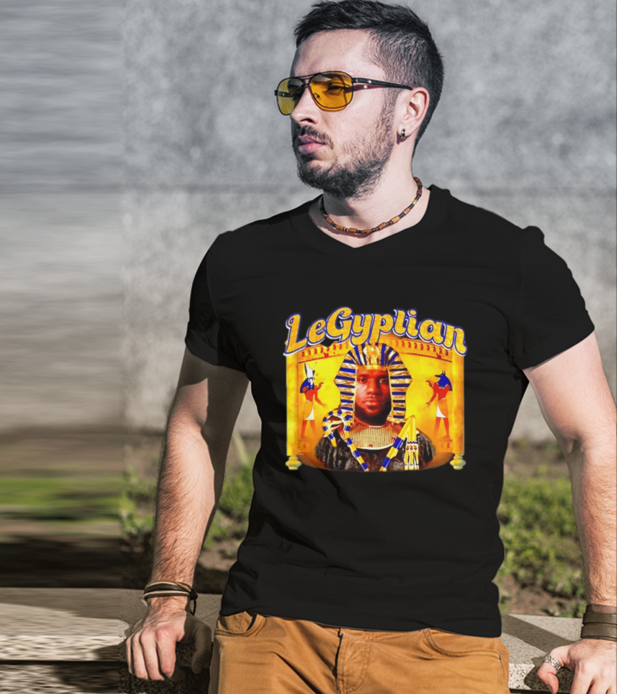LeBron James LeGyptian Philadelphia 76ers Basketball Meme T-Shirt