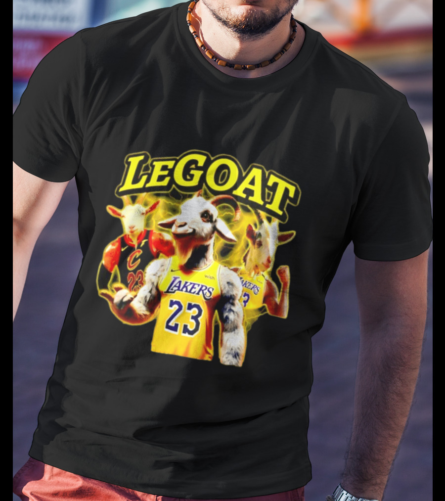 Legoat 23 LeBron James Lakers Cavaliers T-Shirt