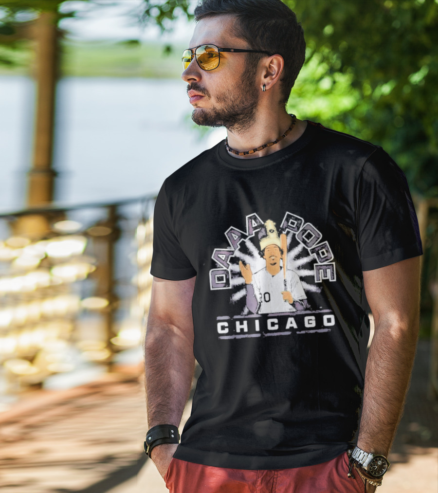 Daaa Pope Chicago South Side Baseball Miguel Vargas T-Shirt