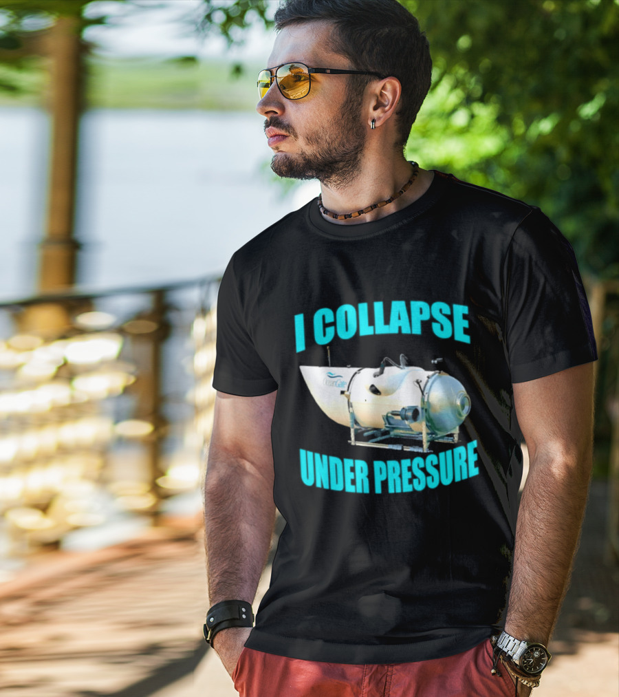 OceanGate Titan Submersible I Collapse Under Pressure T-Shirt