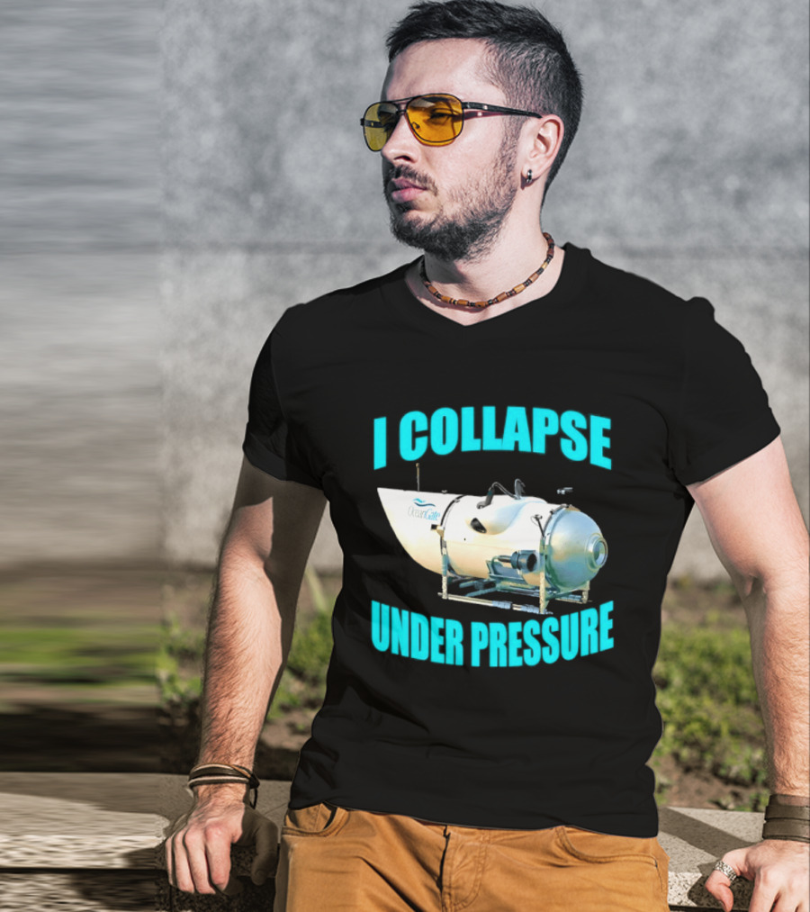 OceanGate Titan Submersible I Collapse Under Pressure T-Shirt
