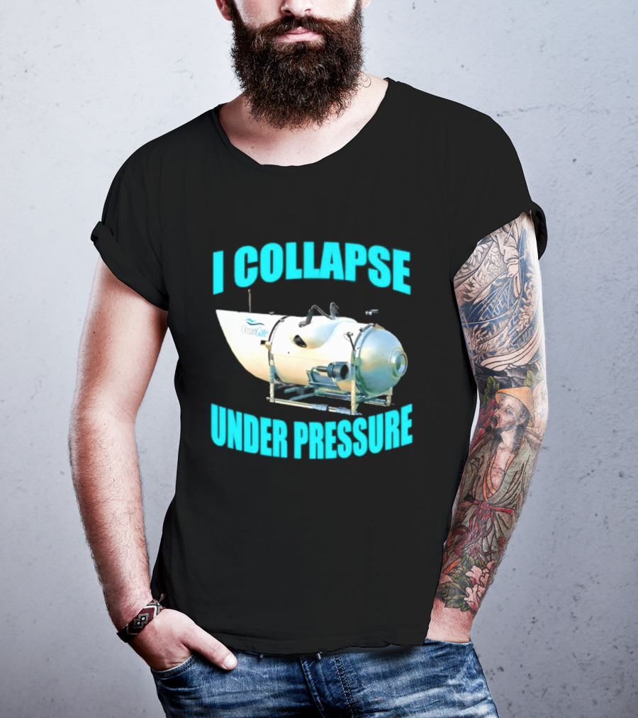 OceanGate Titan Submersible I Collapse Under Pressure T-Shirt