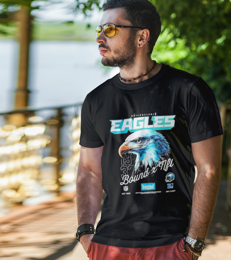 Philadelphia Eagles Bound NFC East 1933 Bird Head Helmet NFL T-Shirt
