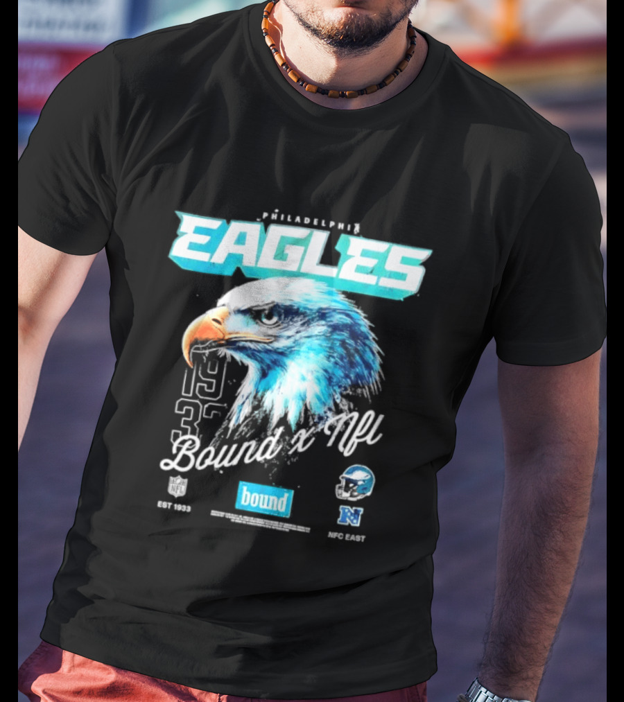 Philadelphia Eagles Bound NFC East 1933 Bird Head Helmet NFL T-Shirt