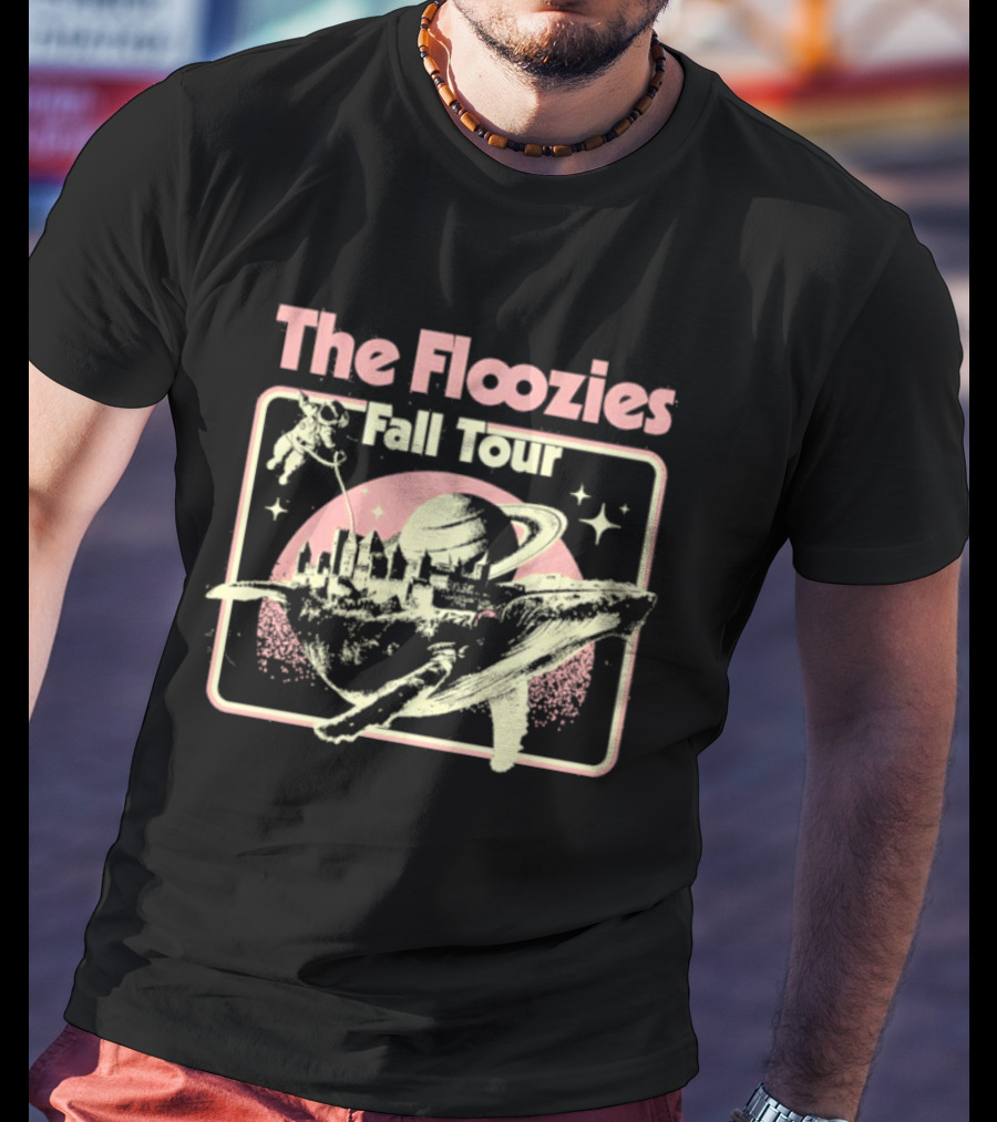 The Floozies Fall Tour Astronaut Whale Castle Space Adventure T-Shirt