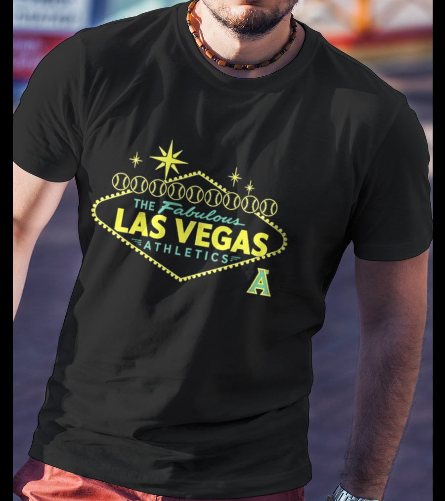 The Fabulous Las Vegas Athletics MLB Baseball 2026 Welcome Sign T-Shirt