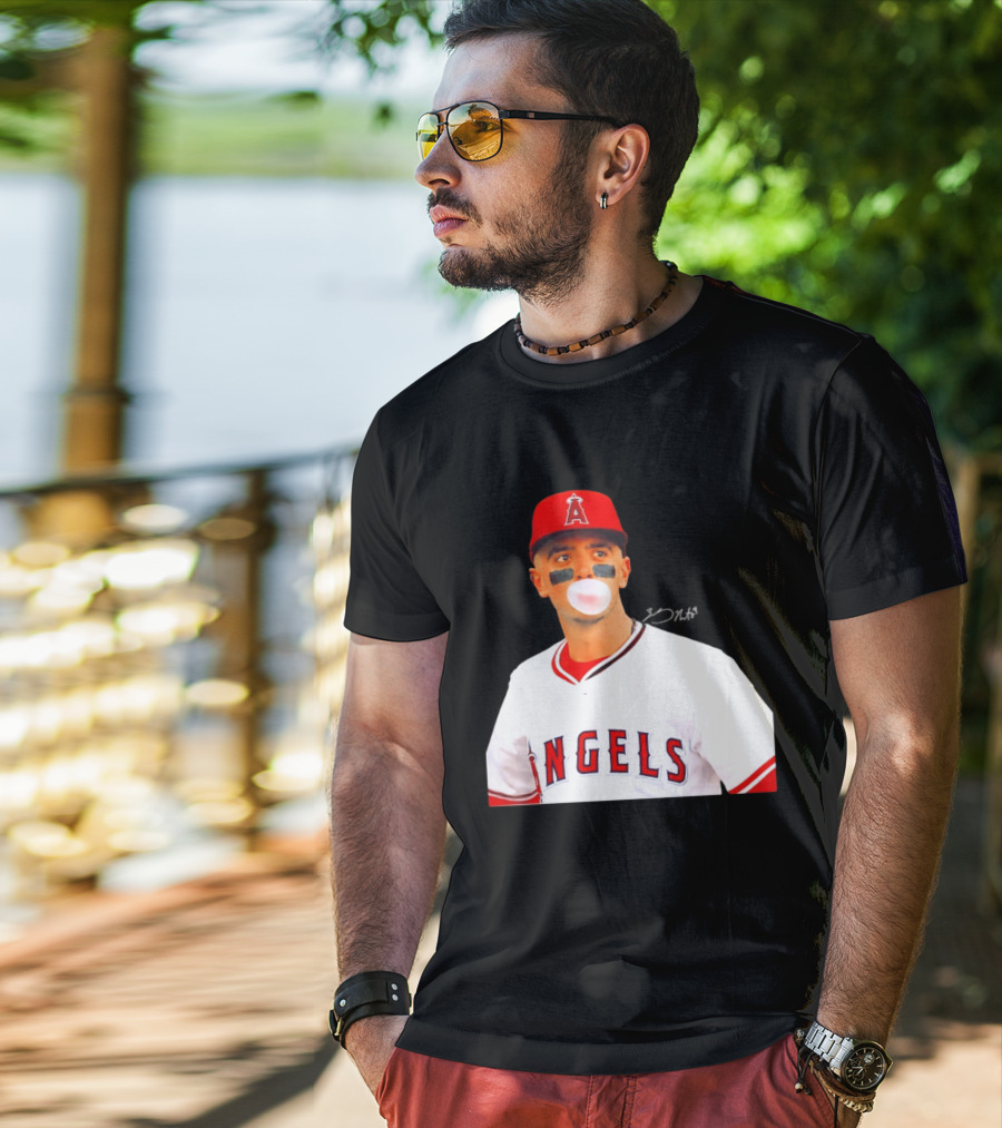 Zach Neto Los Angeles Angels 2026 MLB Season Bubblegum Moment T-Shirt