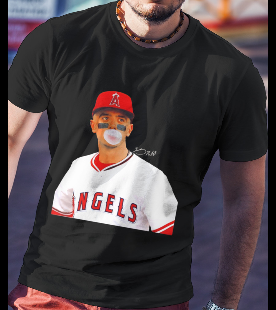Zach Neto Los Angeles Angels 2026 MLB Season Bubblegum Moment T-Shirt