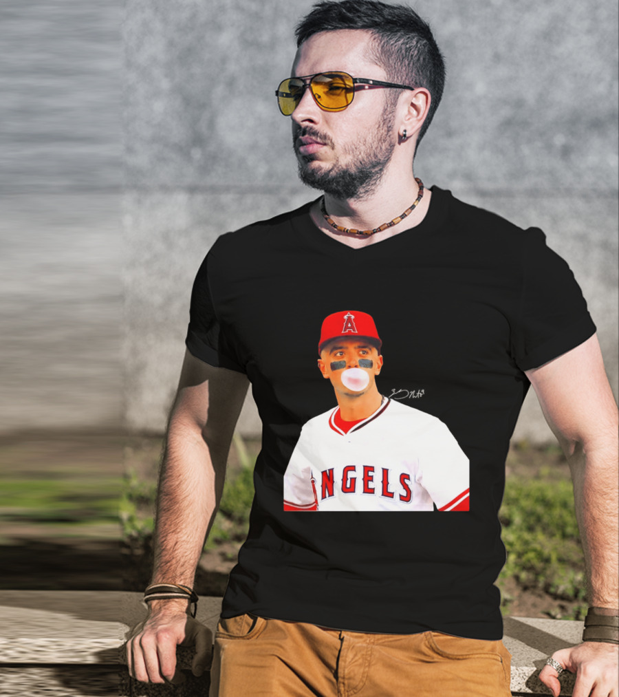 Zach Neto Los Angeles Angels 2026 MLB Season Bubblegum Moment T-Shirt