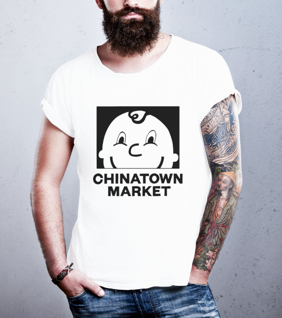 Chinatown Market Smiley Face Retro Cartoon T-Shirt