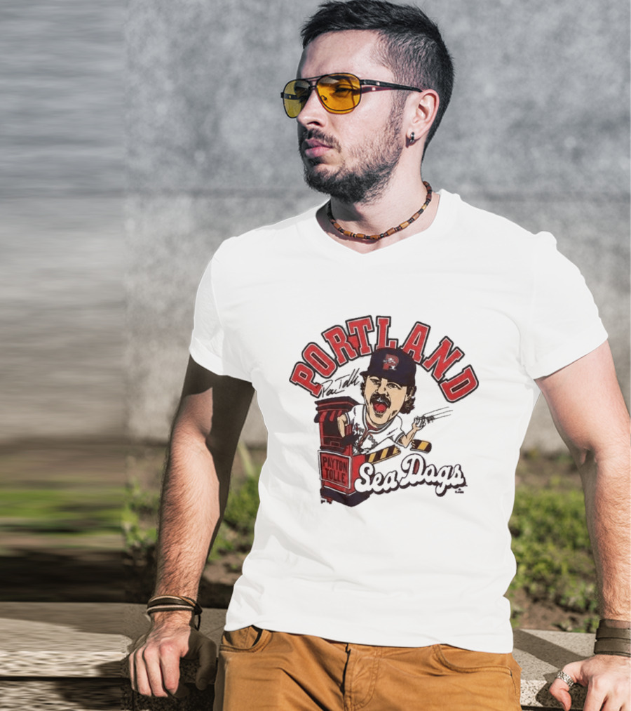 Payton Tolle Portland Sea Dogs Baseball T-Shirt