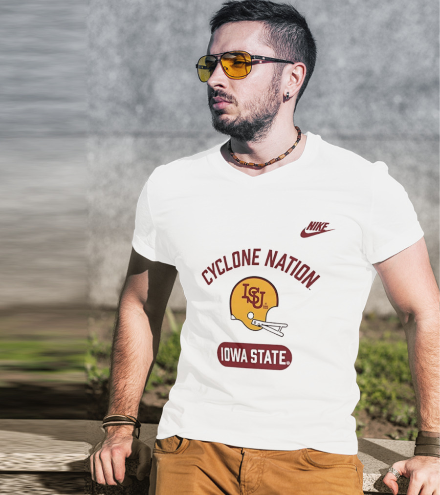 Cyclone Nation Iowa State ISU Football Nike T-Shirt