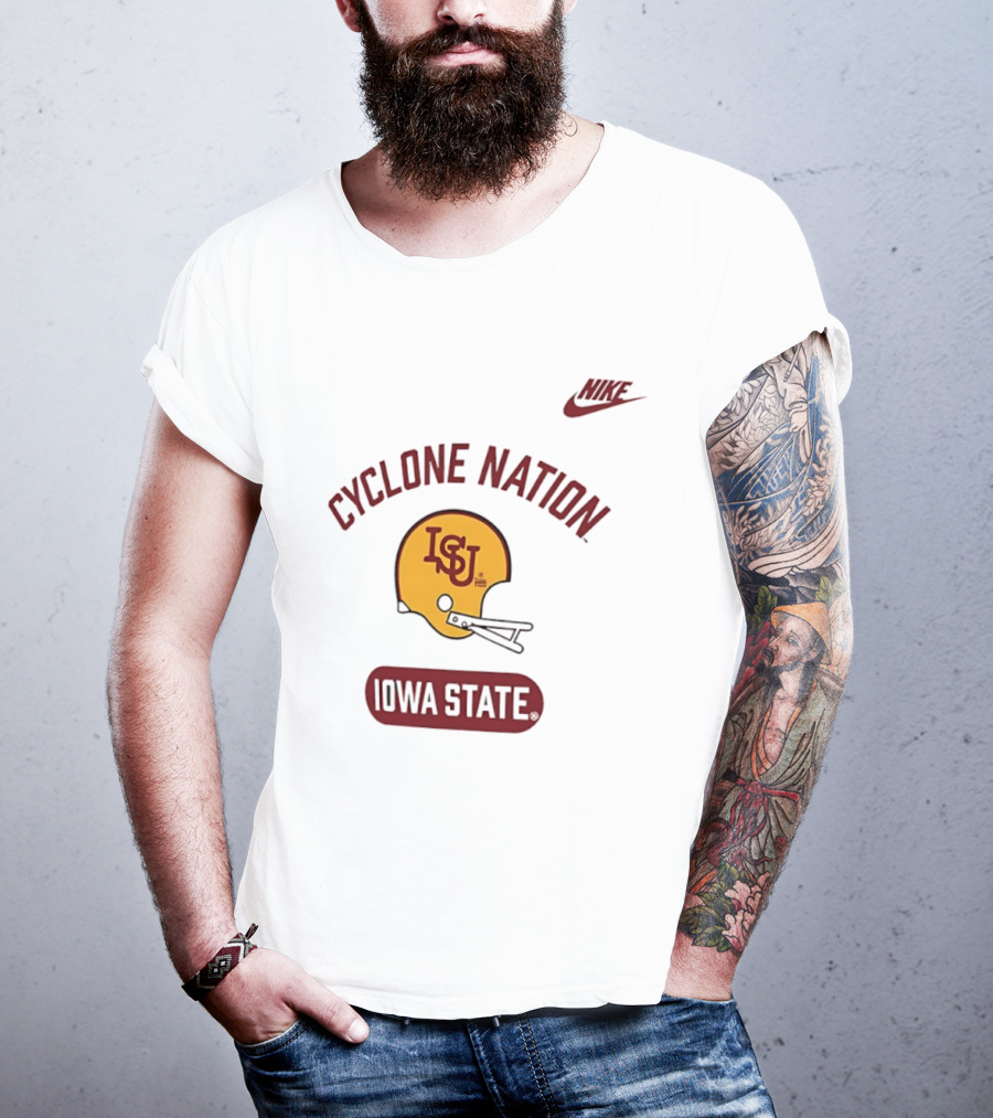 Cyclone Nation Iowa State ISU Football Nike T-Shirt
