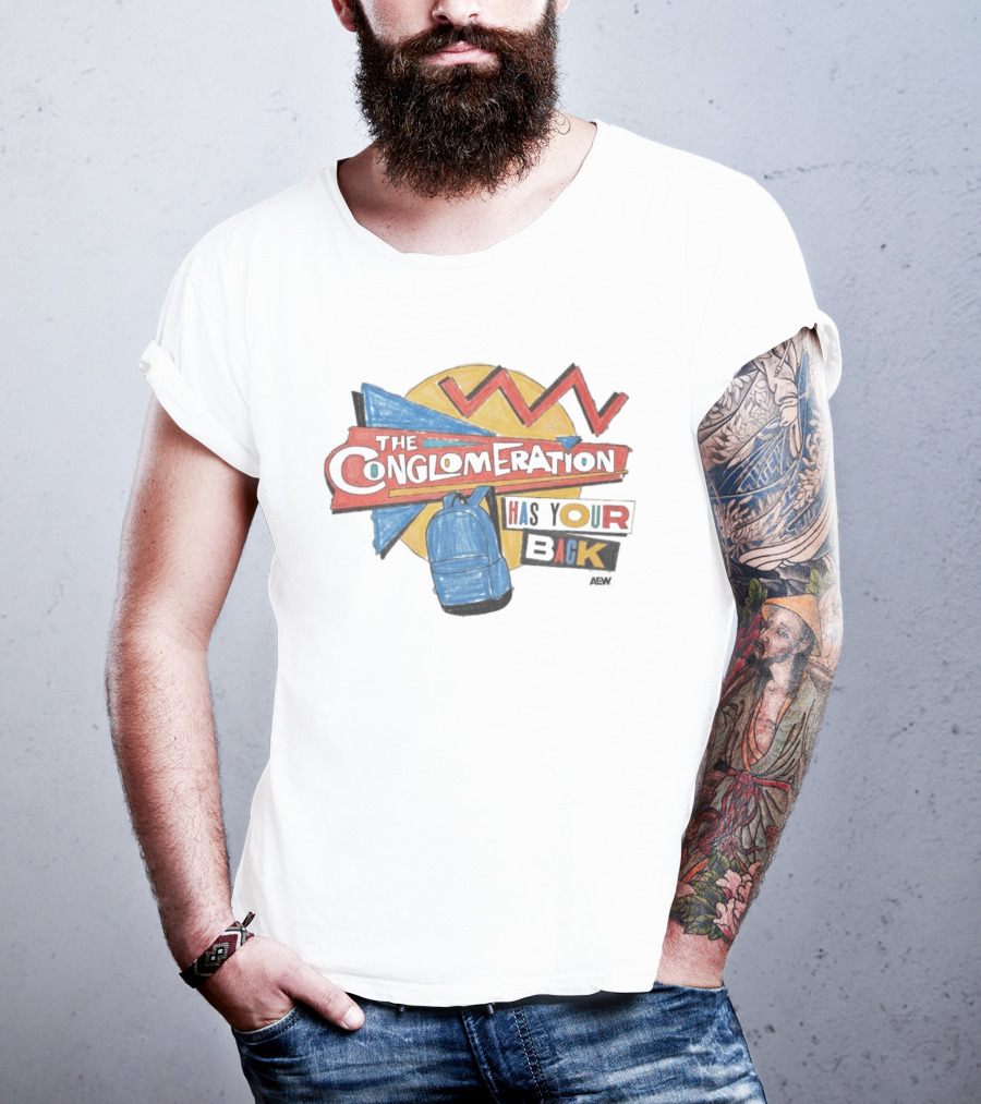 The Conglomeration Has Your Back Backpack T-Shirt