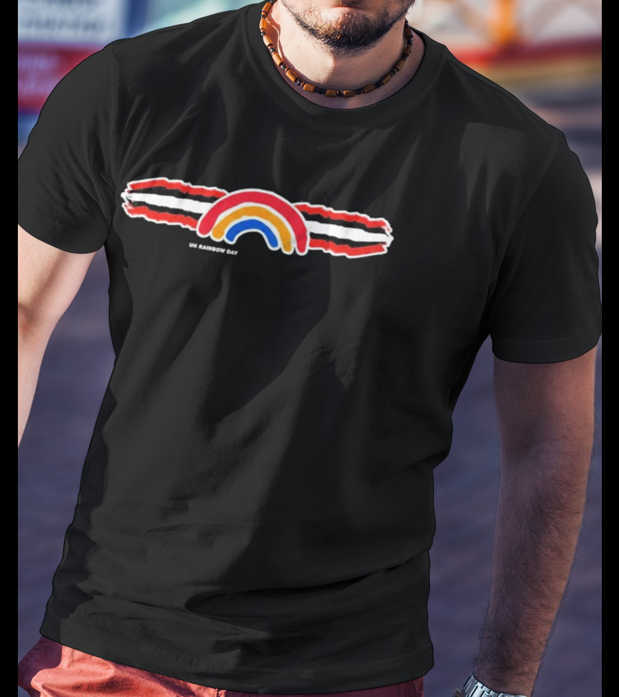 Browns UH Rainbow Day Bold Color Stripes T-Shirt