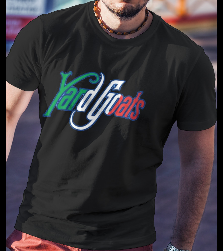 Hartford Yard Goats Green White Red Italian Heritage Night T-Shirt