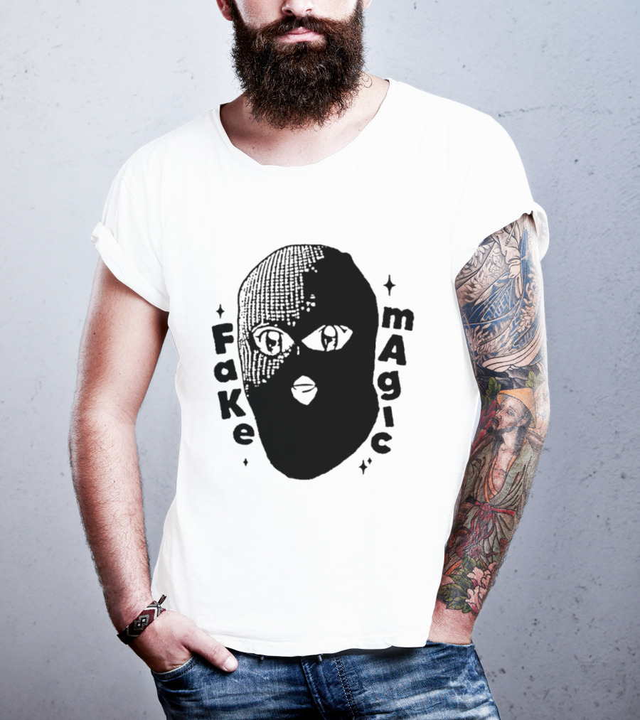 Fake Magic Anime Eyes Balaclava Ski Mask T-Shirt
