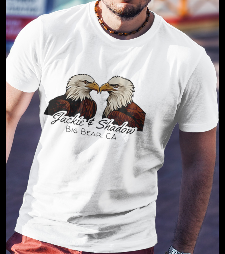 Jackie And Shadow Bald Eagles Big Bear CA Wildlife Pair T-Shirt