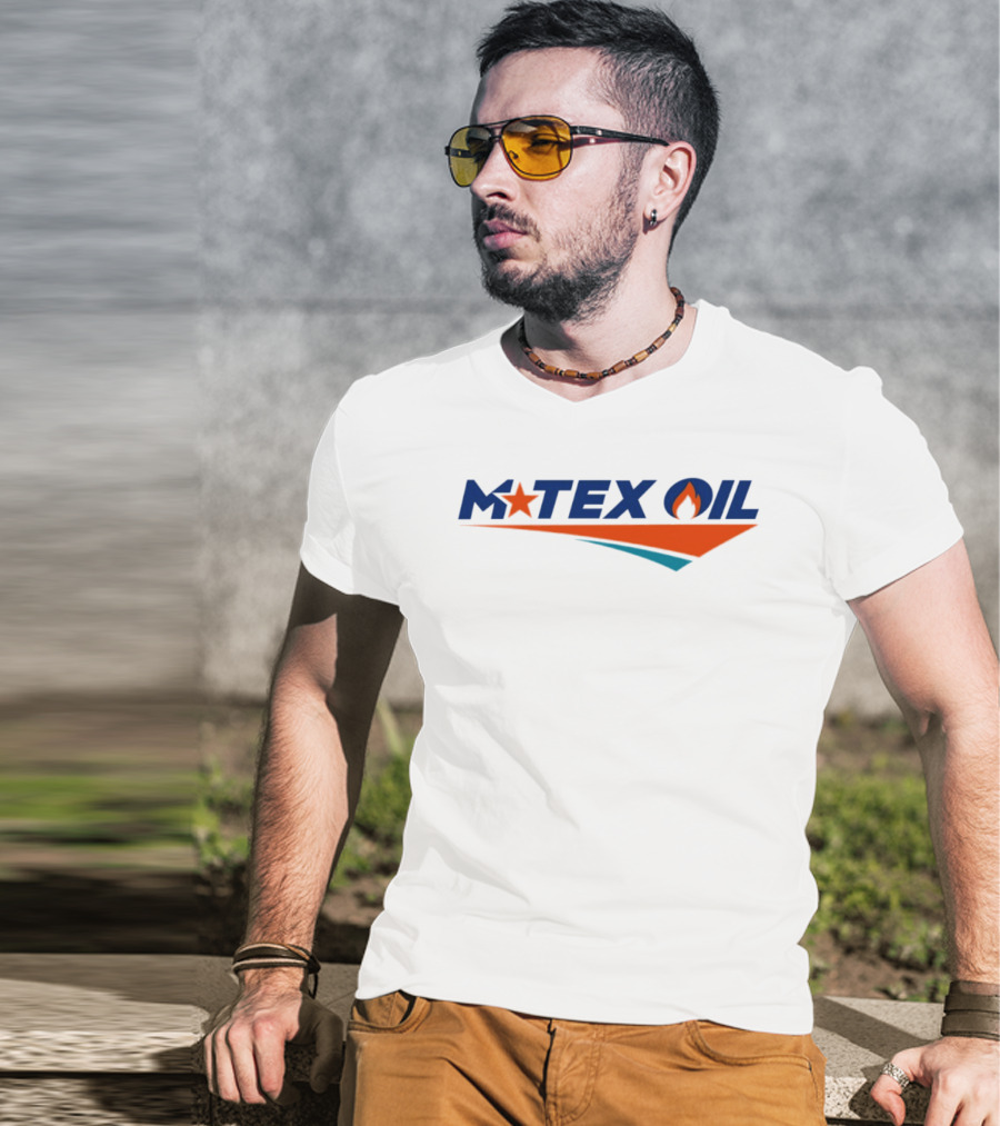 Matex Oil Gas Petroleum Brand Star Flame T-Shirt