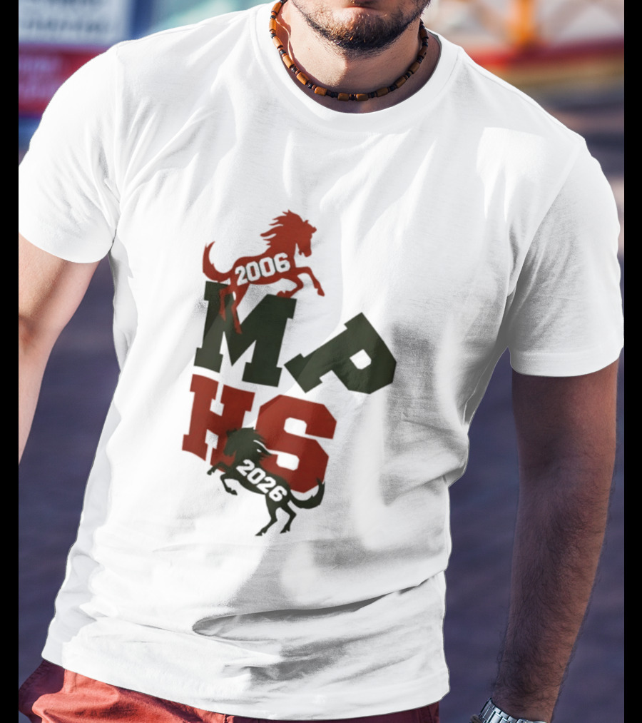 Morgan Park Mustangs MPHS 2006 2026 T-Shirt