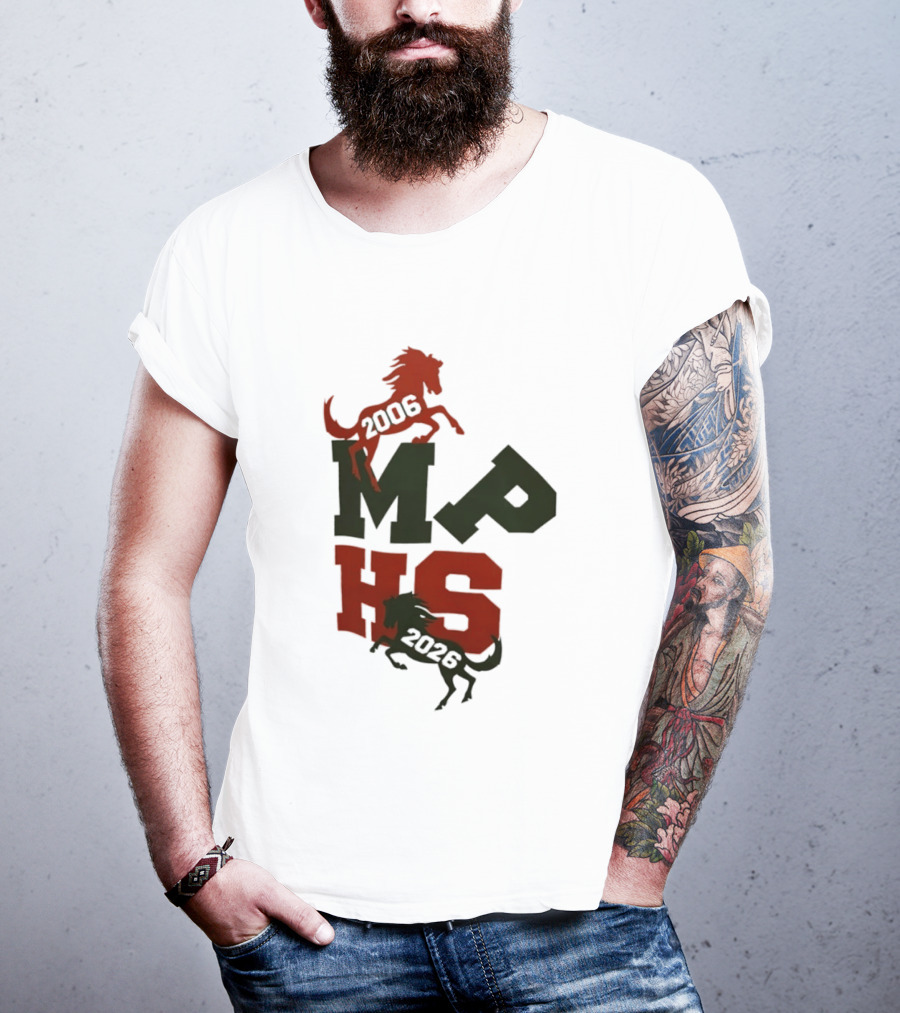 Morgan Park Mustangs MPHS 2006 2026 T-Shirt