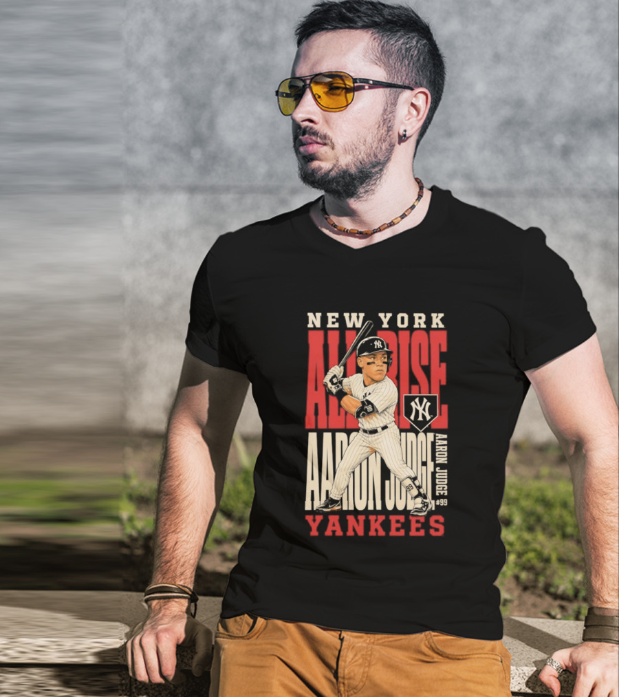 New York Yankees Aaron Judge 2026 Season Caricature T-Shirt