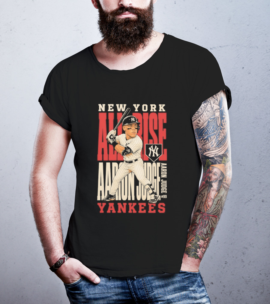 New York Yankees Aaron Judge 2026 Season Caricature T-Shirt