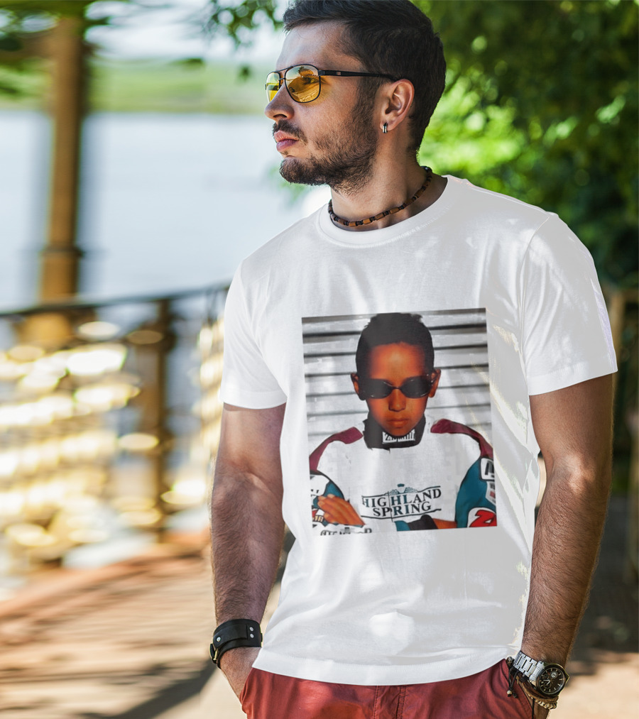 Lewis Hamilton Highland Spring Racing Attire Youthful Champion T-Shirt