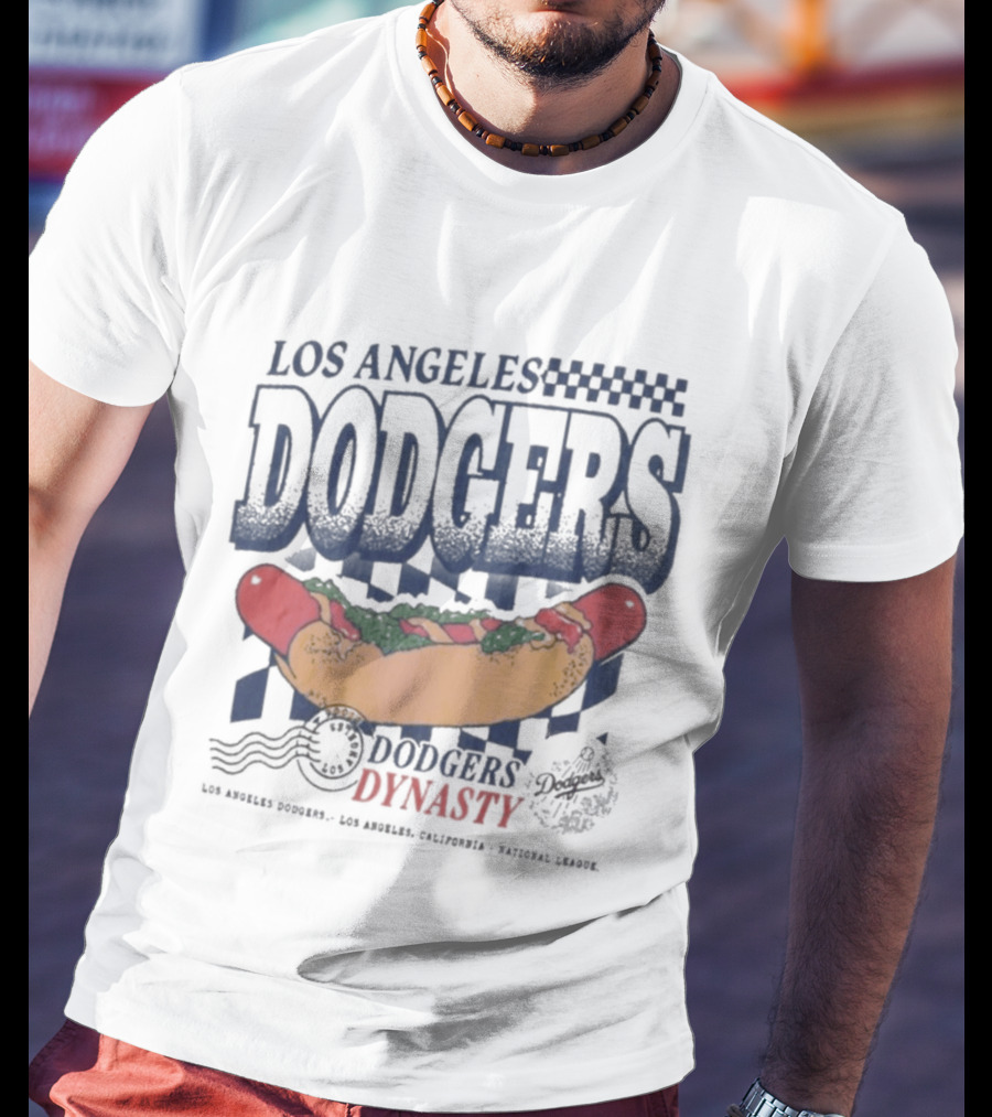 Los Angeles Dodgers Hot Dog Dynasty T-Shirt