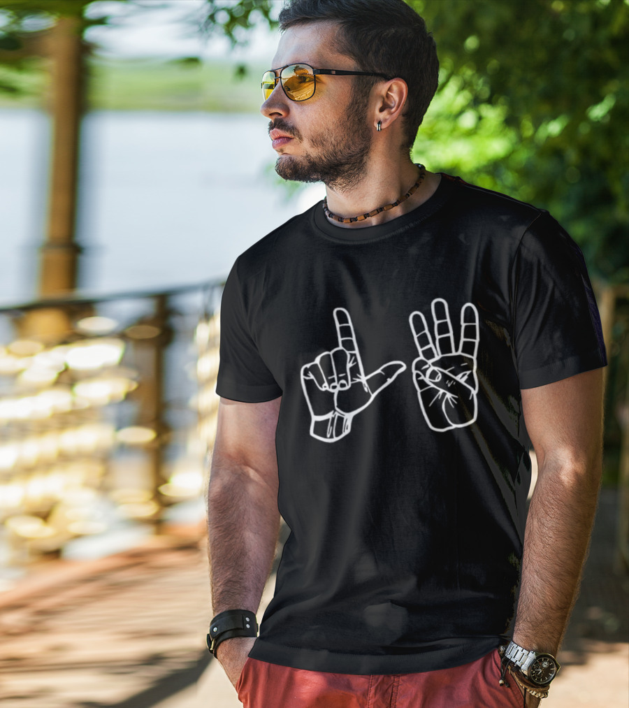Atlanta Braves 2026 Deaf Awareness Night Baseball Hand Signal T-Shirt