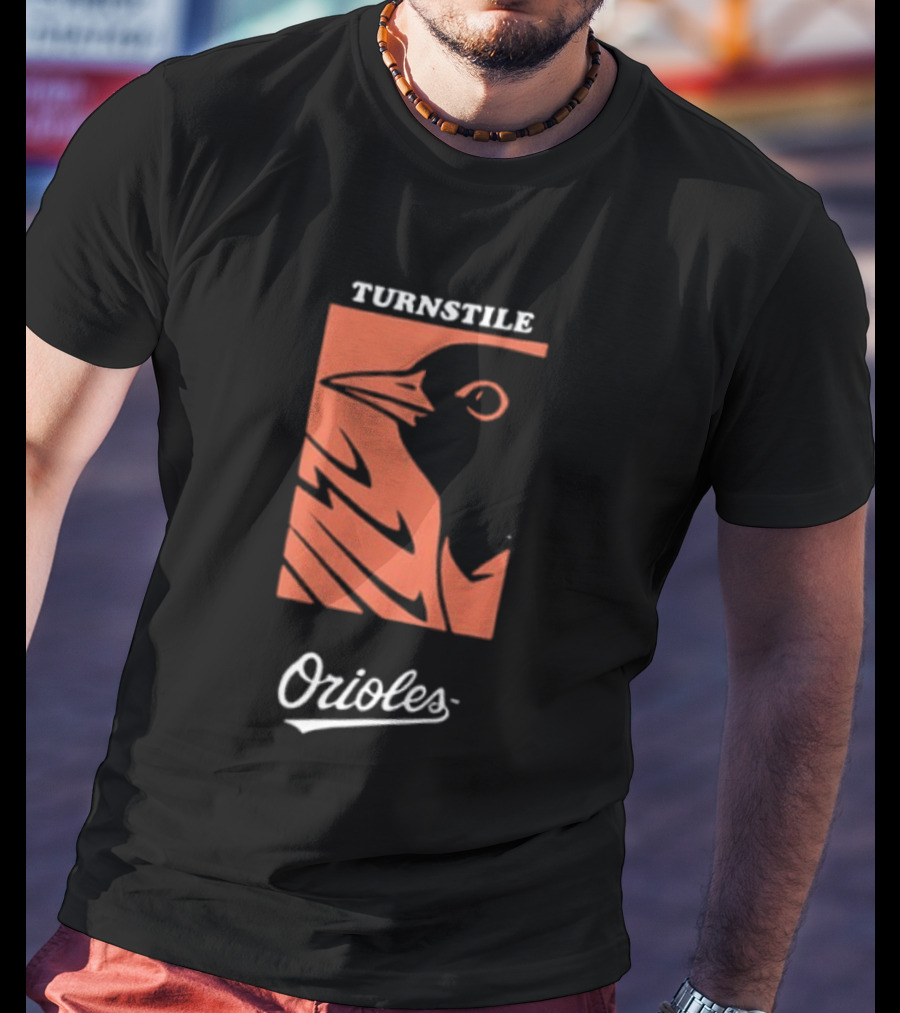 Baltimore Orioles Turnstile 2026 These Birds Not Meant To Fly Alone Two Sided T-Shirt