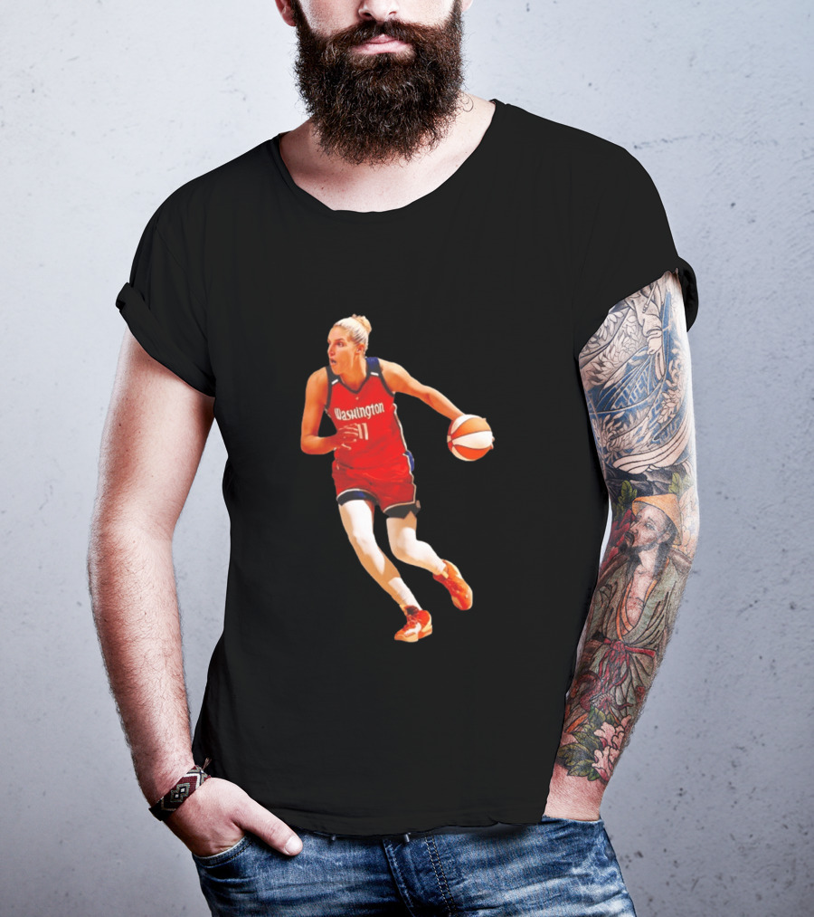 Elena Delle Donne Washington Mystics Basketball Hall Of Fame Player 11 T-Shirt