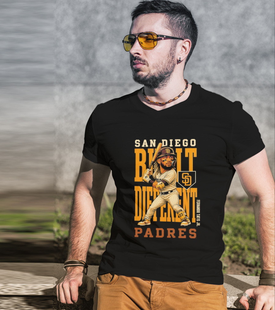 San Diego Built Different Padres Fernando Tatis Jr. 2026 MLB Season T-Shirt