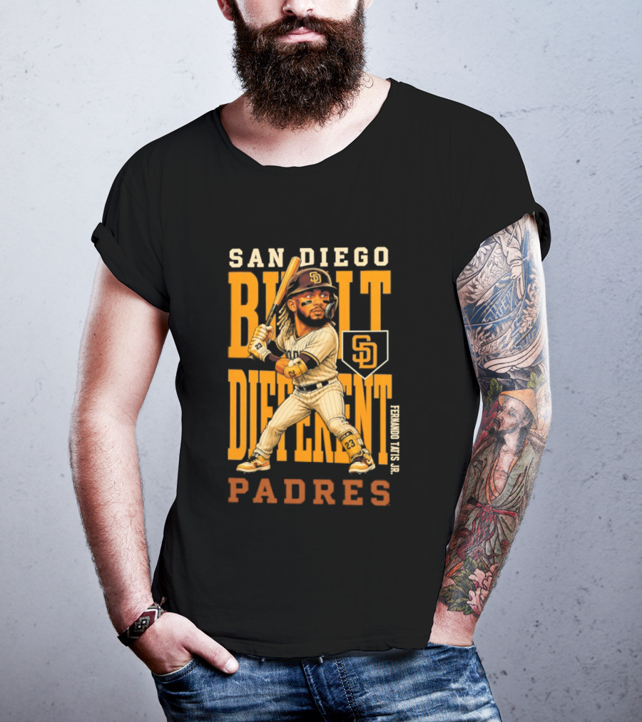 San Diego Built Different Padres Fernando Tatis Jr. 2026 MLB Season T-Shirt