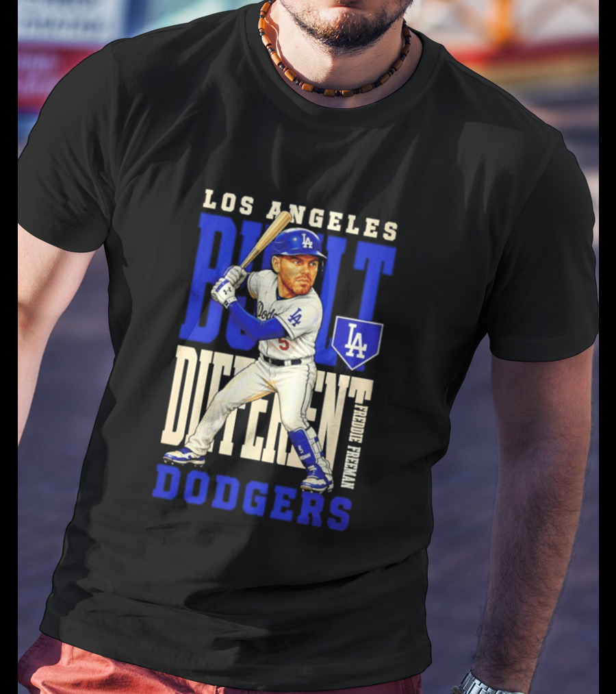 Los Angeles Dodgers Built Different Freddie Freeman MLB T-Shirt
