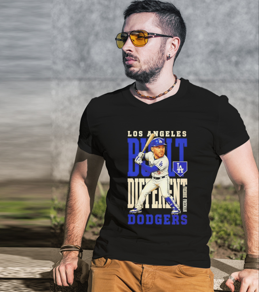 Los Angeles Dodgers Built Different Freddie Freeman MLB T-Shirt